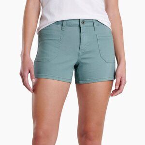 🌿 KÜHL – Kontour™ 4" Shorts - Color:  Eucalyptus - Size: 6  Worn 1 Time 🌿